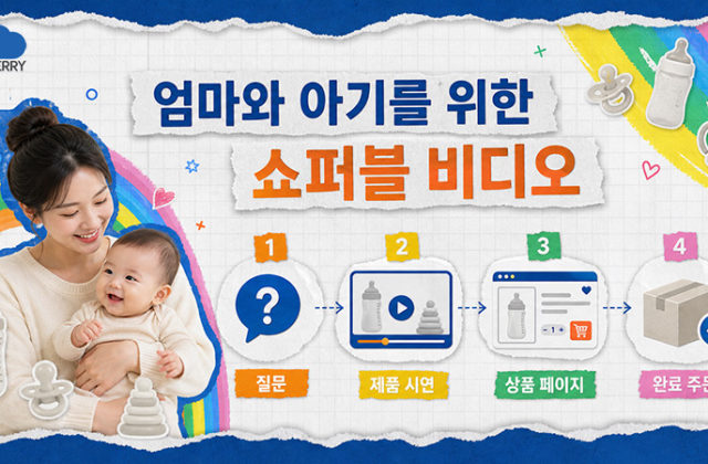 엄마와 아기 제품을 위한 쇼퍼블 비디오 설계 방법